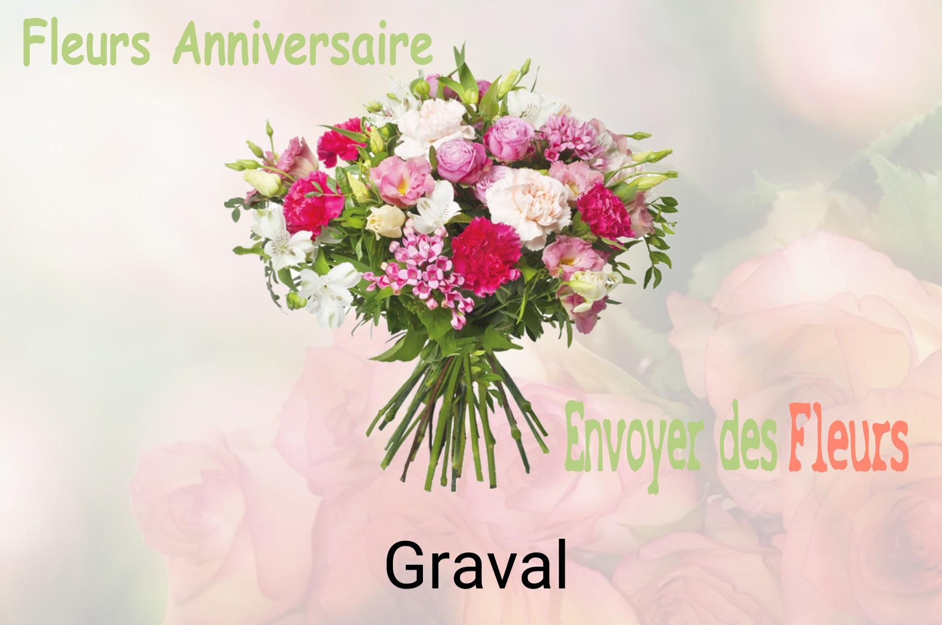 Bouquet de fleurs d’anniversaire livré à Graval